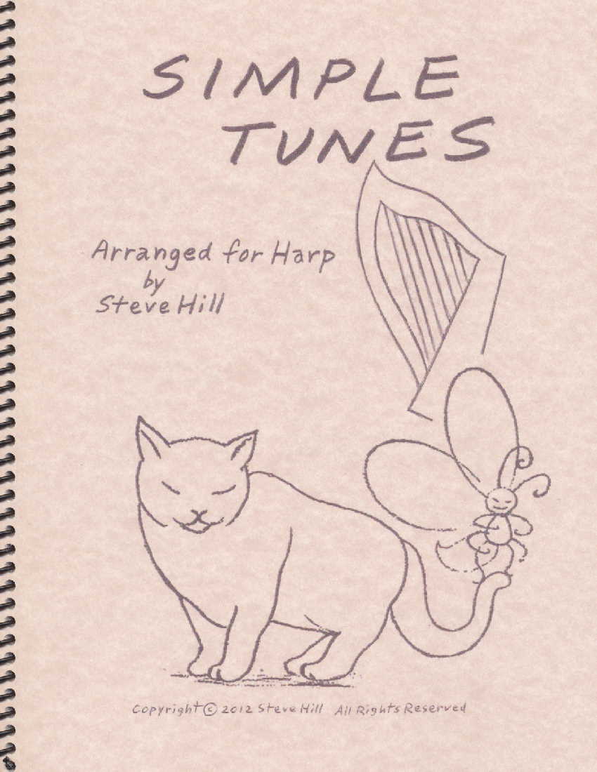 simple tunes arranged for harp by steve hill