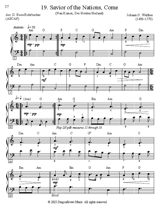 Hymns For Advent Sample