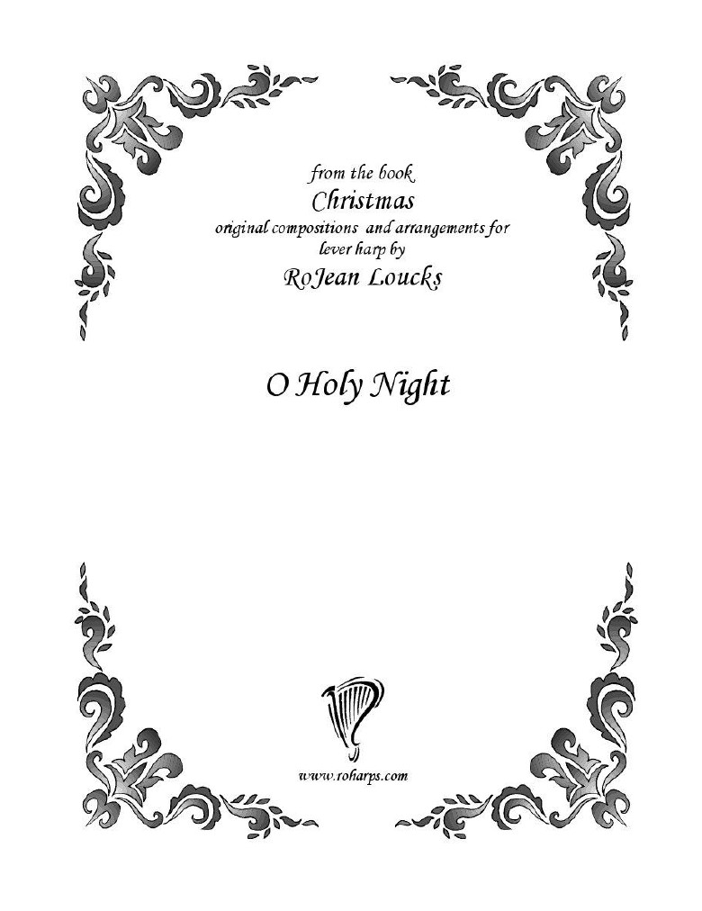 O Holy Night by Loucks Cover at Afghan Press Music