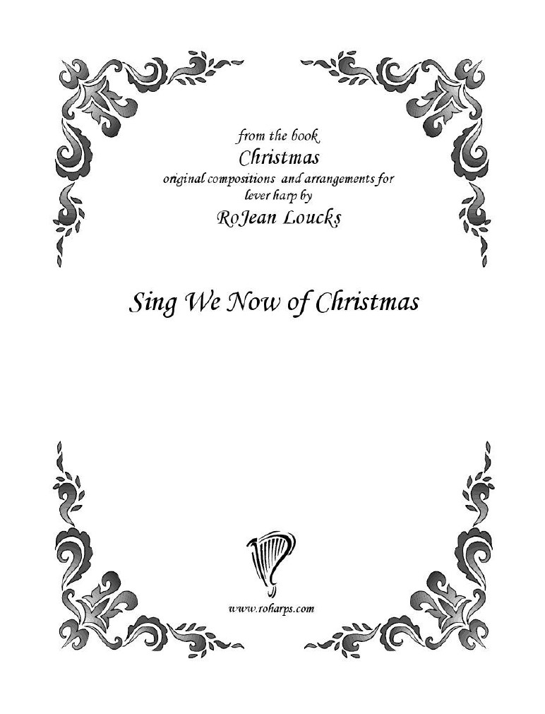Sing We Now of Christmas by Loucks Cover at Afghan Press Music