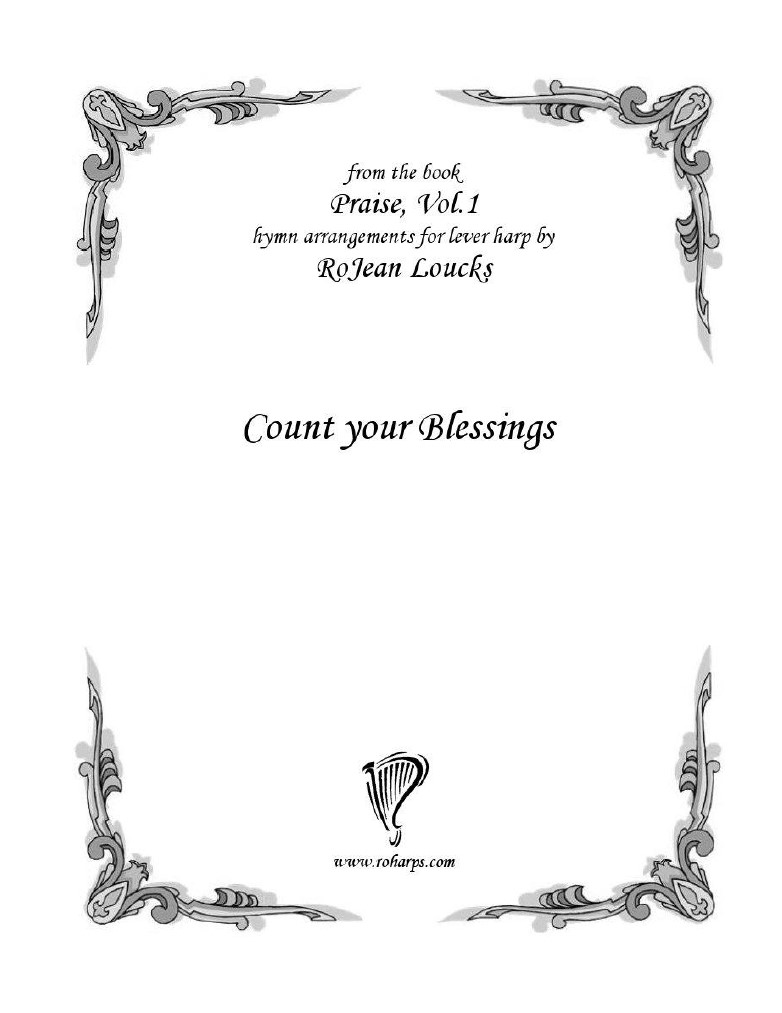 Count Your Blessings by Loucks Cover at Afghan Press Music