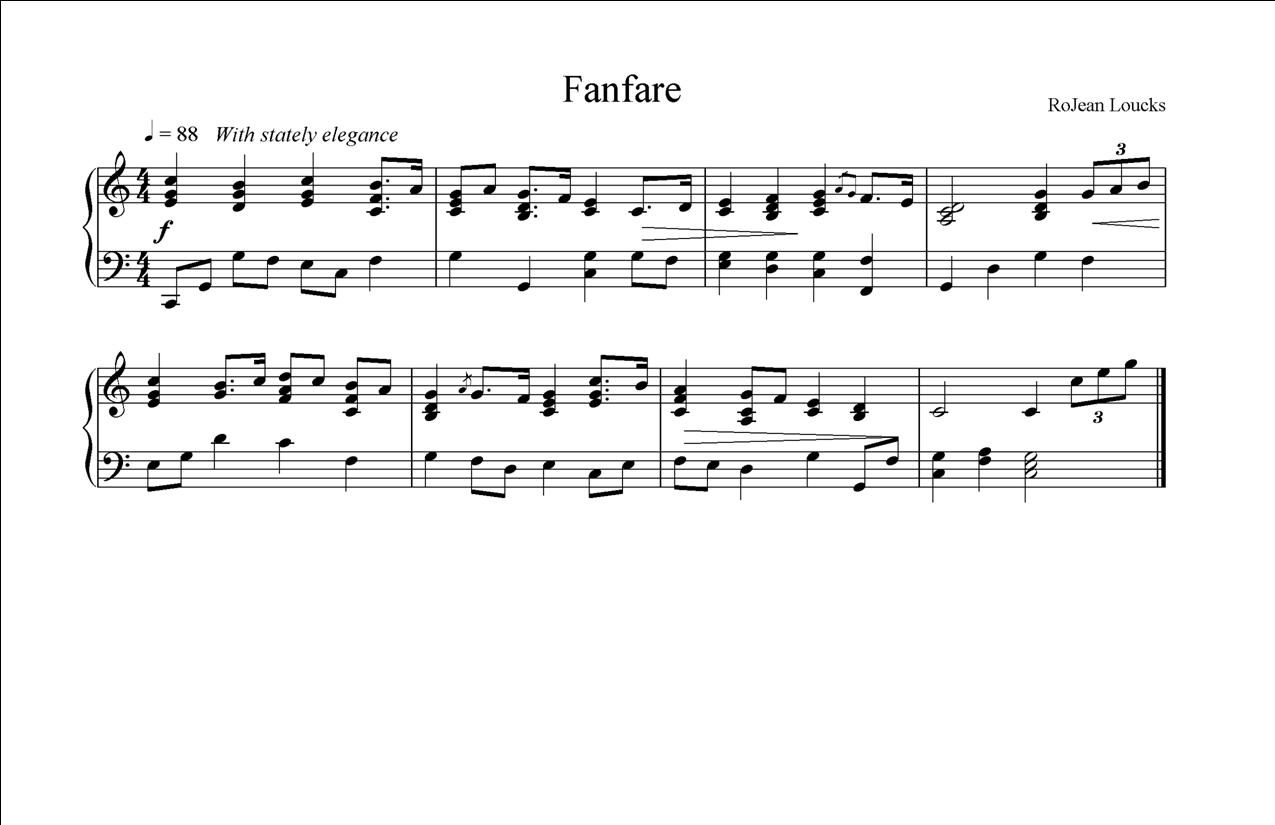 Fanfare Sample 2 at Afghan Press Music