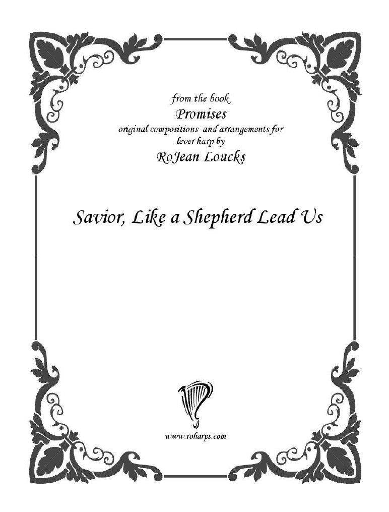 Savior, Like a Shepherd Lead Us by Loucks Cover at Afghan Press Music