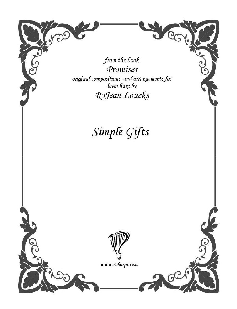 Simple Gifts by Loucks Cover at Afghan Press Music