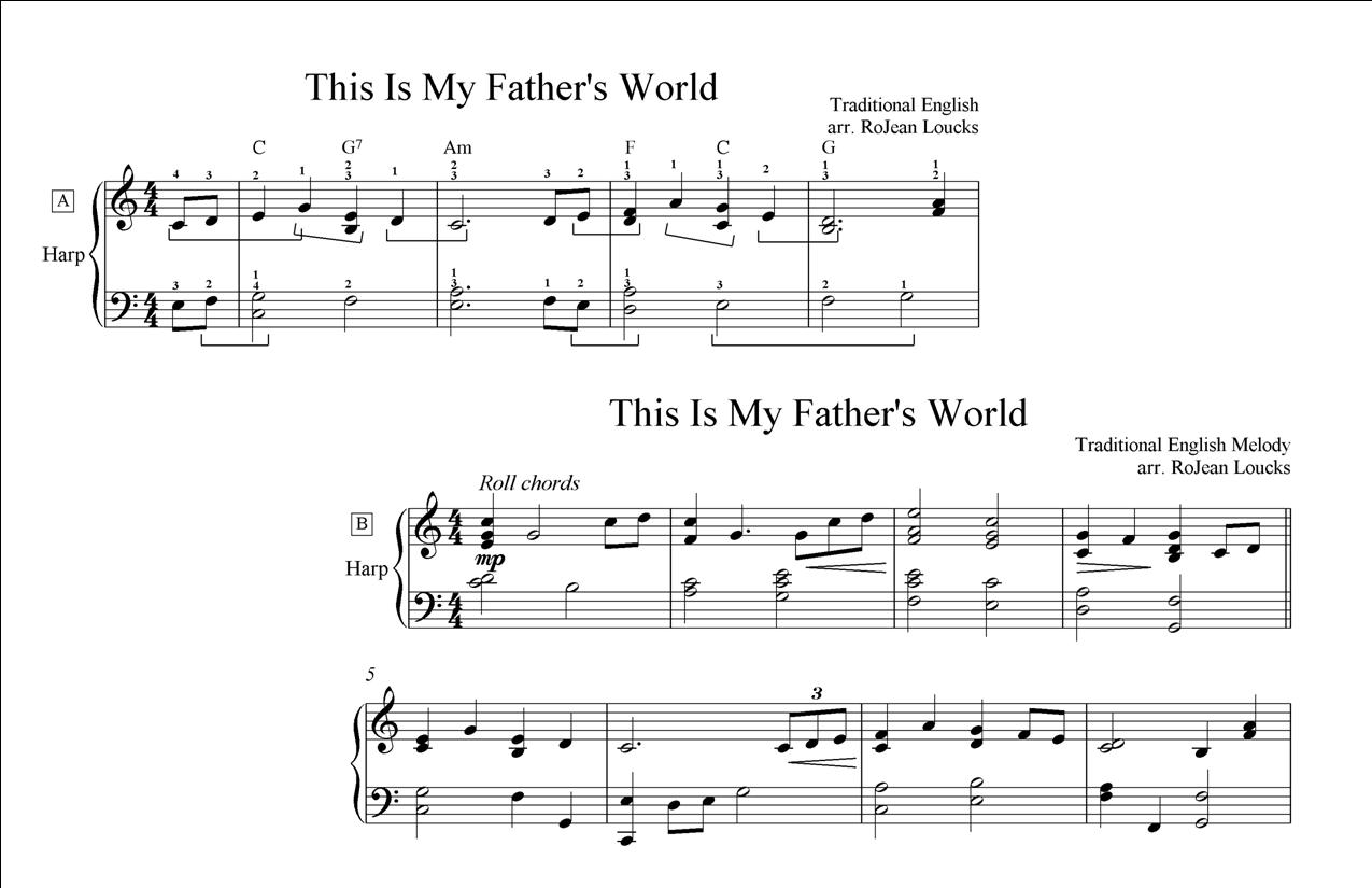 This Is My Father's World Sample at Afghan Press Music