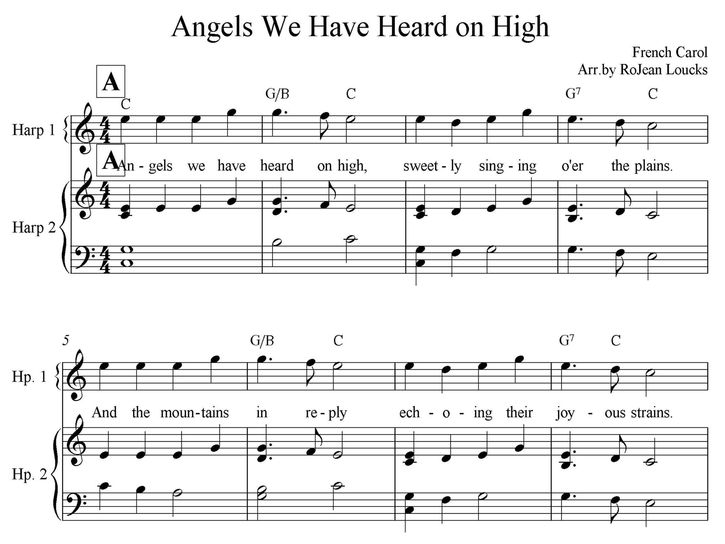 Angels We Have Heard on High (Duo) Sample at Afghan Press Music