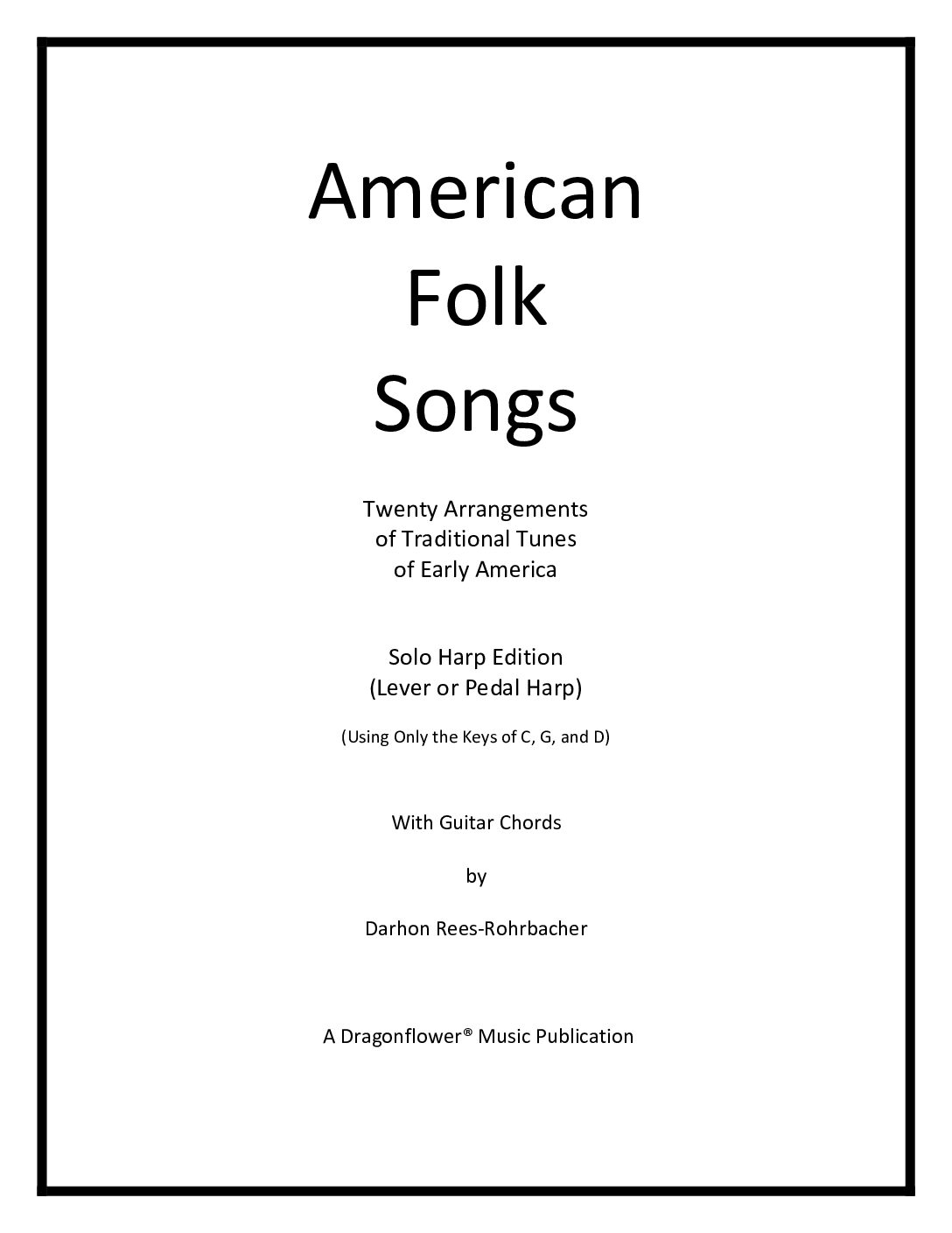 American Folk Songs (Solo)