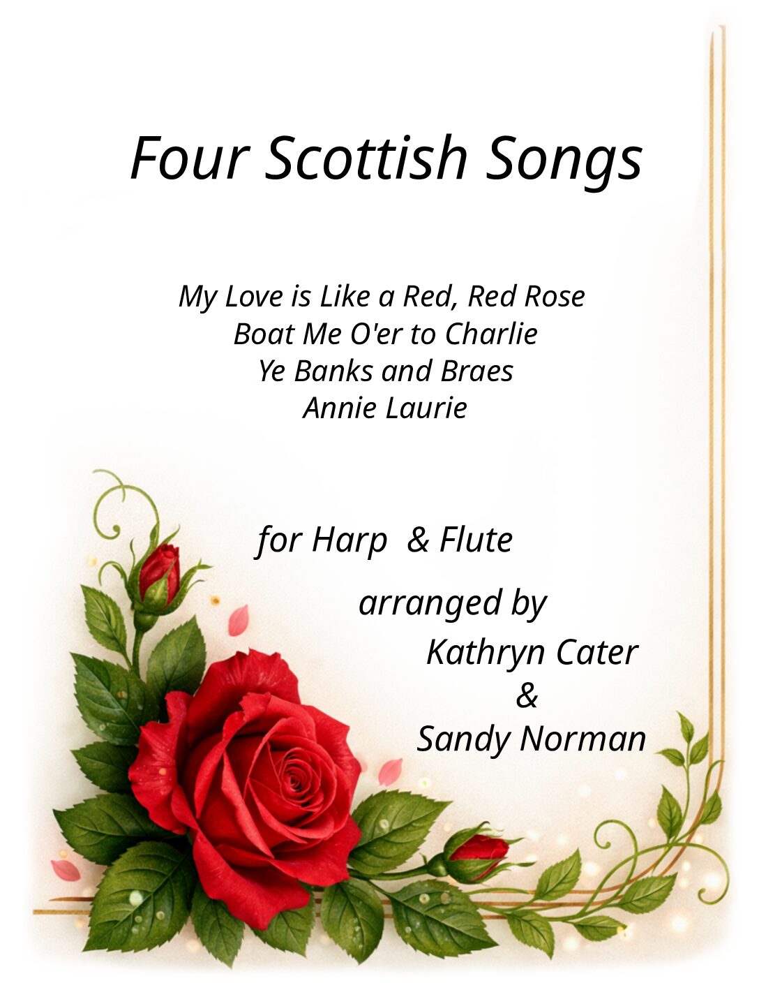 Four Scottish Songs for Flute and Harp
