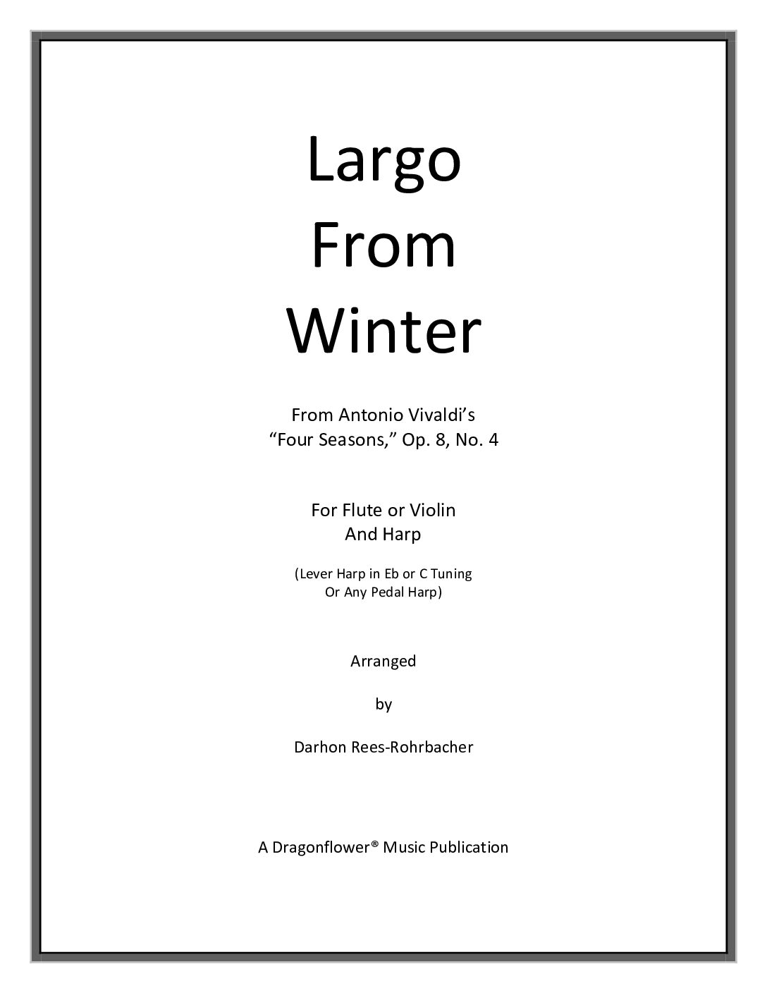Largo from Winter