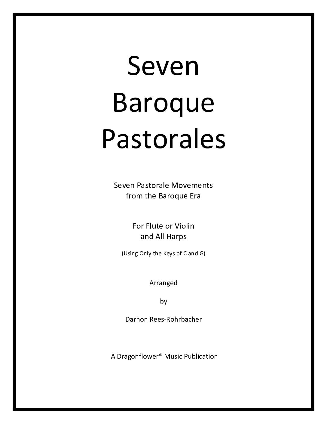 Seven Baroque Pastorales