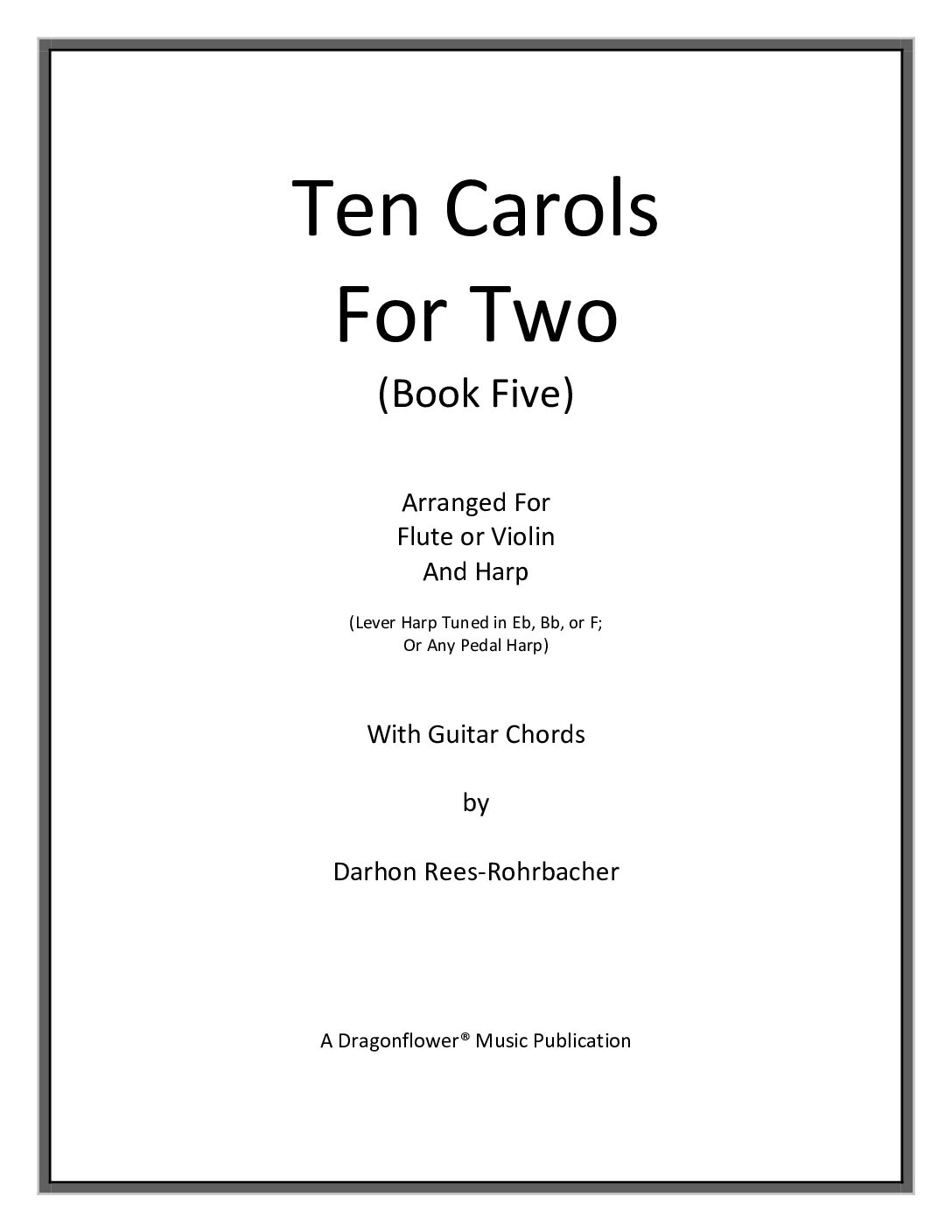 Ten Carols for Two Bk 5